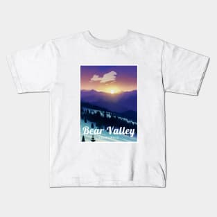 Bear Valley California United States ski Kids T-Shirt